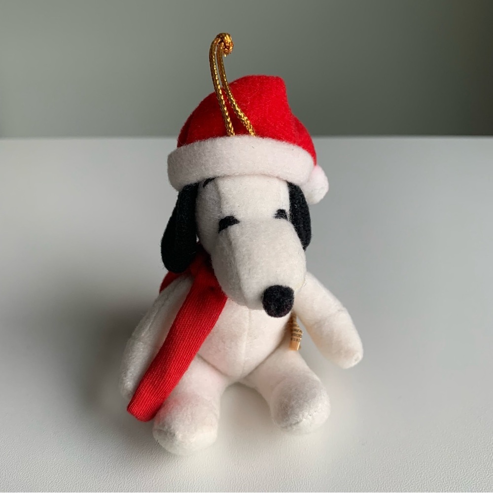 Vintage Peanuts Snoopy 1958 United Features Synd. Christmas Tree Ornament